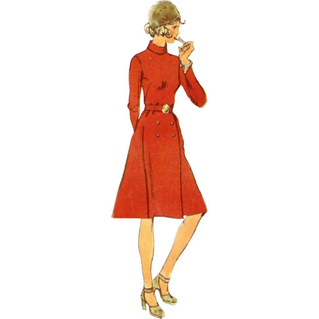 Simplicity Sewing Pattern S3017 Misses' Dress with Front-Wrap Skirt and Scarf