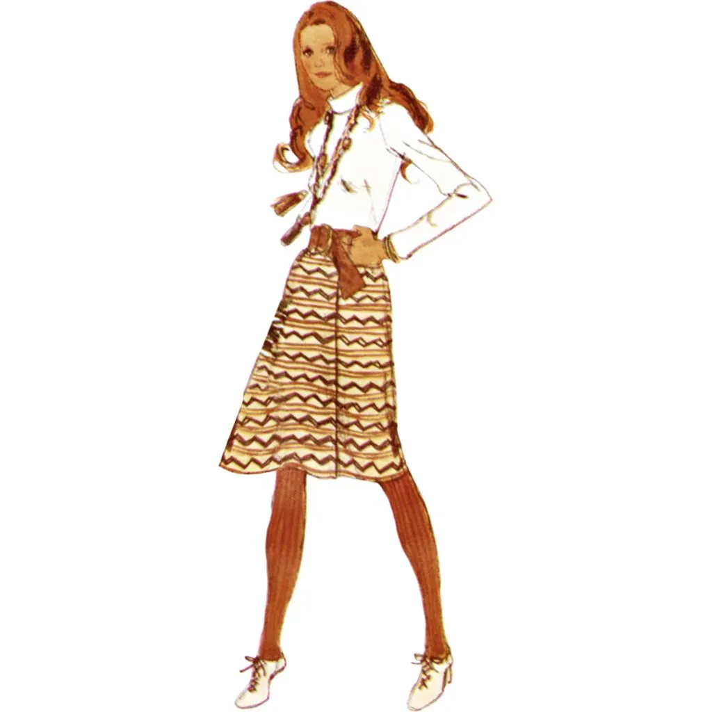 Simplicity Sewing Pattern S3017 Misses' Dress with Front-Wrap Skirt and Scarf