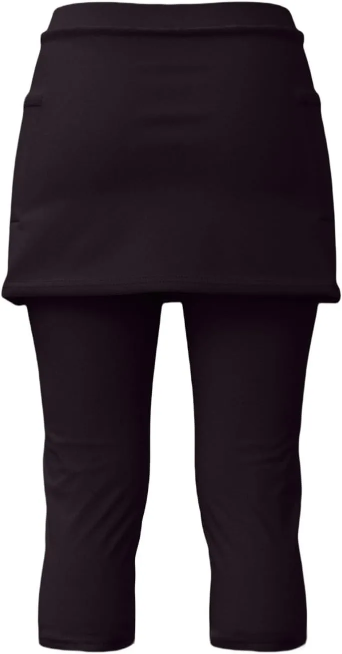 Skirted Leggings for Women 2025 Summer Golf Skorts Capris Gym Tennis Stretchy Soft Yoga Workout Legging with Skirts