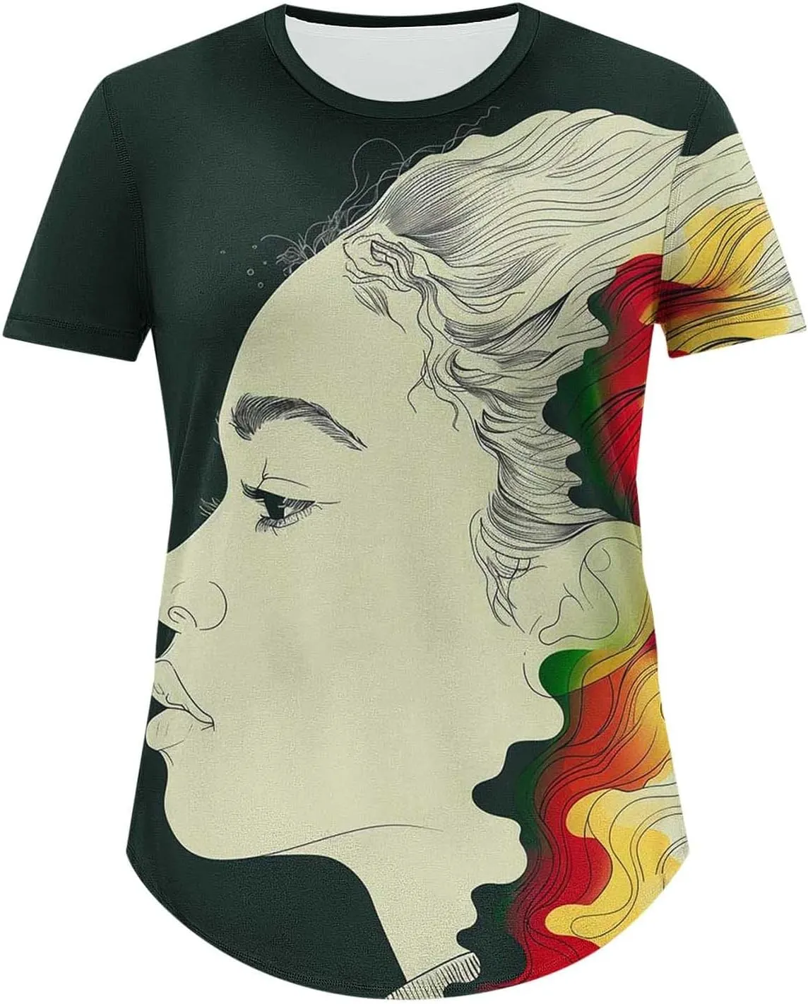 Womens Plus Size Juneteenth Shirt Short Sleeve Summer Tops Black History Month T-Shirts African Freedom Day Tees