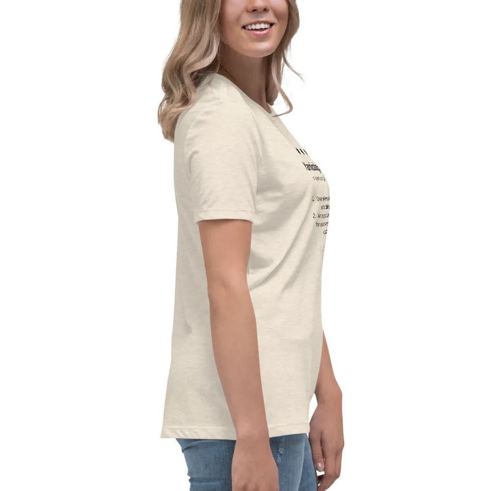 'Yarnicologist' Women's Relaxed T-Shirt